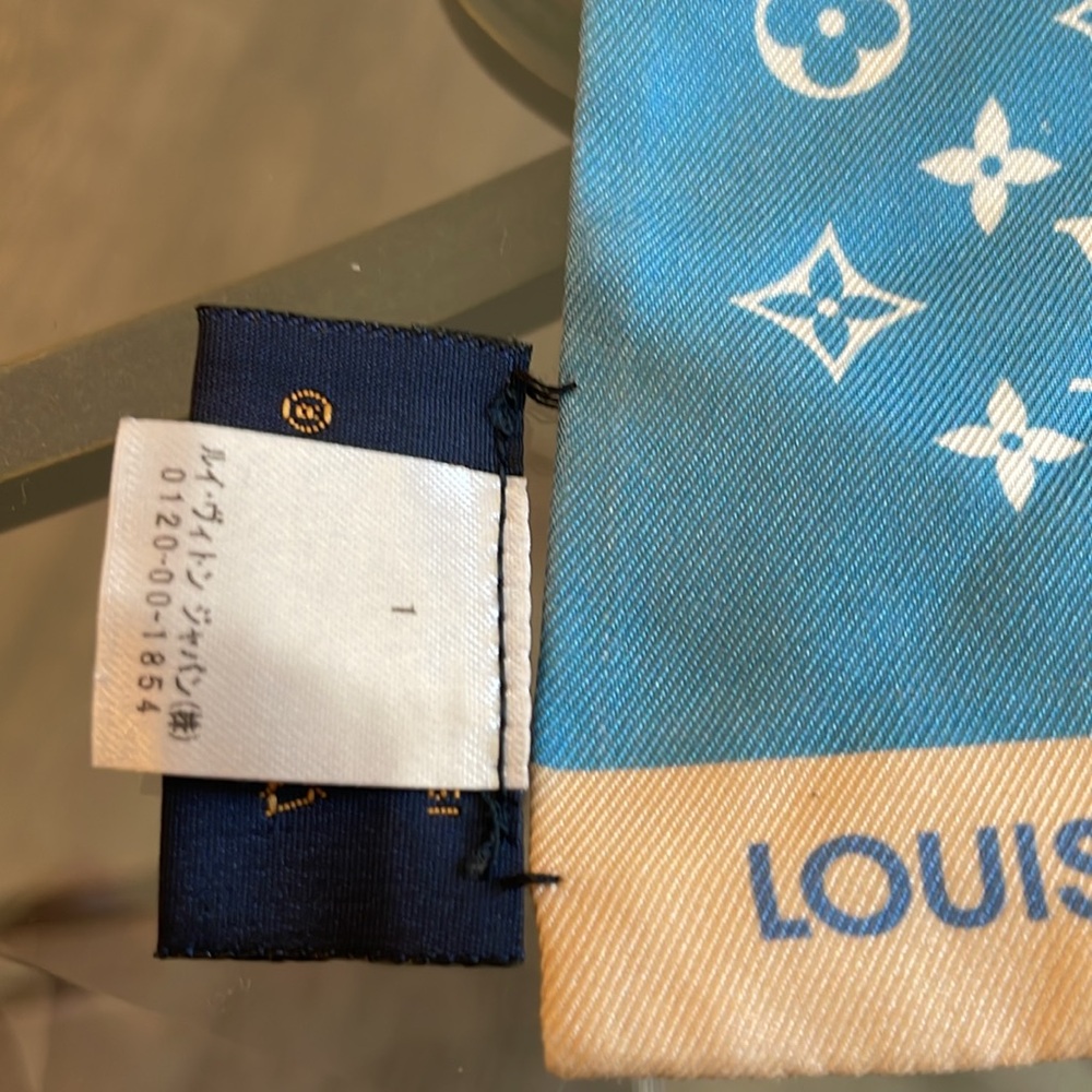 Louis Vuitton Silk Monogram Gradient By The Pool Bandeau - Picture 7 of 10